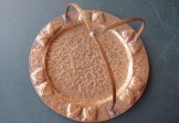 Arts & Crafts Period Hammered Copper Tray
